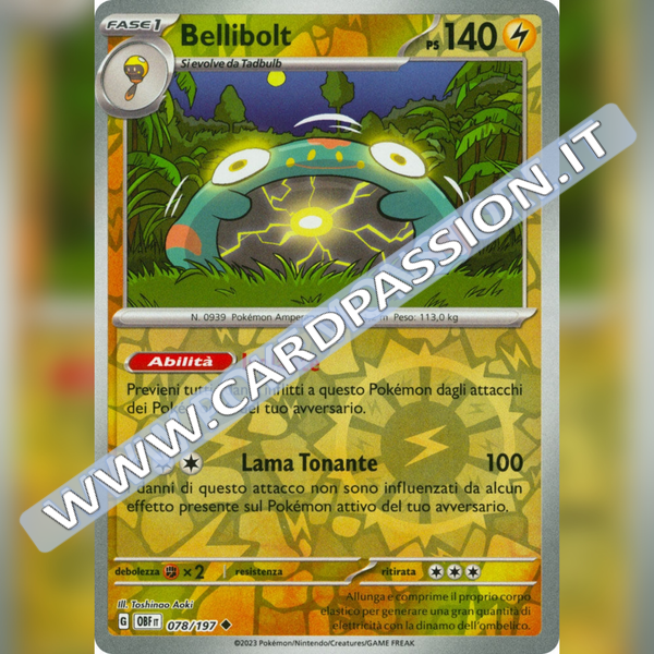 078/197 Bellibolt Reverse | Ossidiana Infuocata