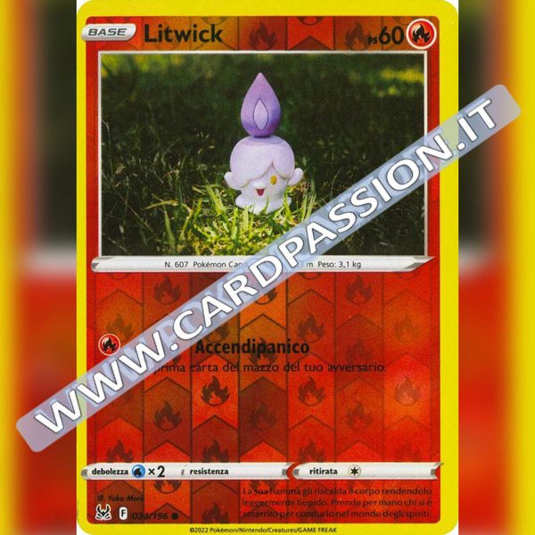 024/196 Litwick Reverse | Origine Perduta - Card Passion