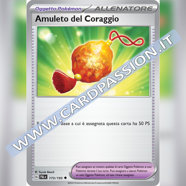 173/193 Amuleto del Coraggio | Evoluzioni a Paldea