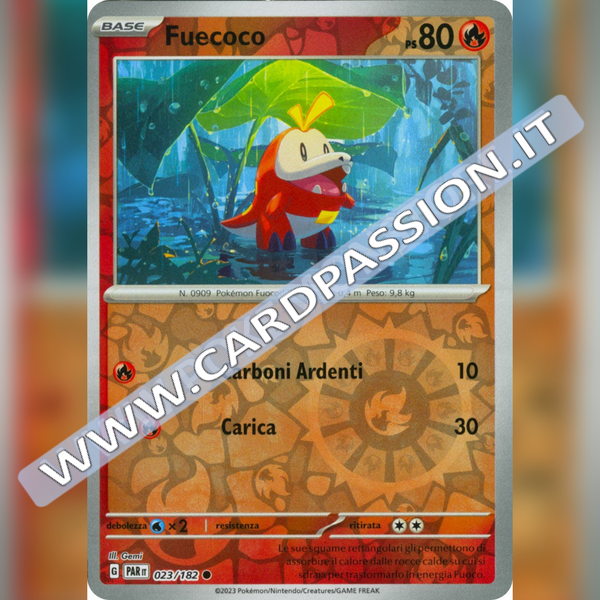 023/182 Fuecoco Reverse | Paradosso Temporale