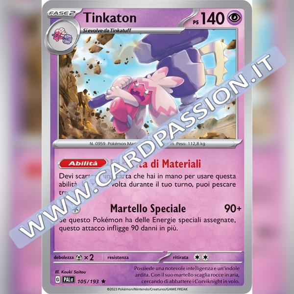 105/193 Tinkaton Holo | Evoluzioni a Paldea