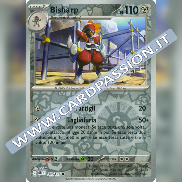 149/197 Bisharp Reverse | Ossidiana Infuocata