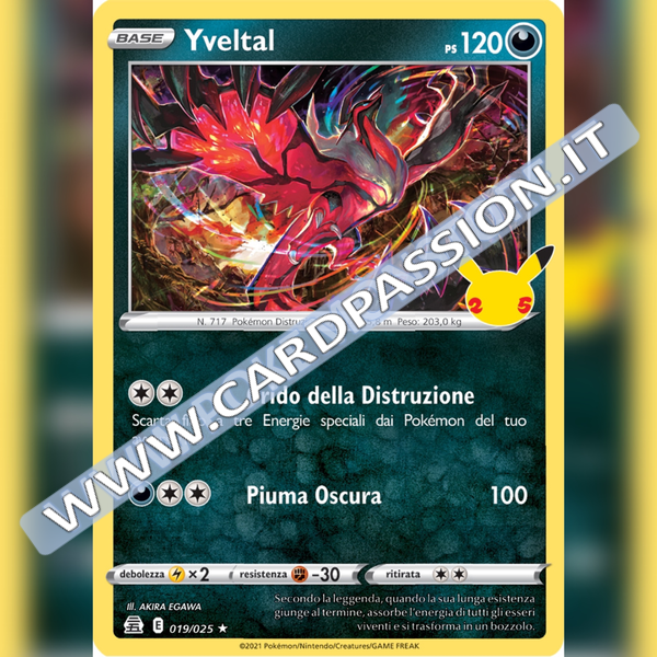 019/025 Yveltal Holo | Gran Festa - Card Passion