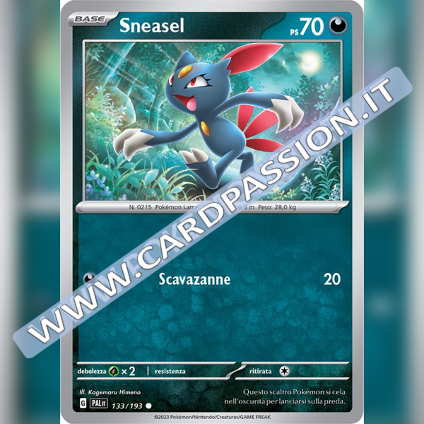 133/193 Sneasel | Evoluzioni a Paldea