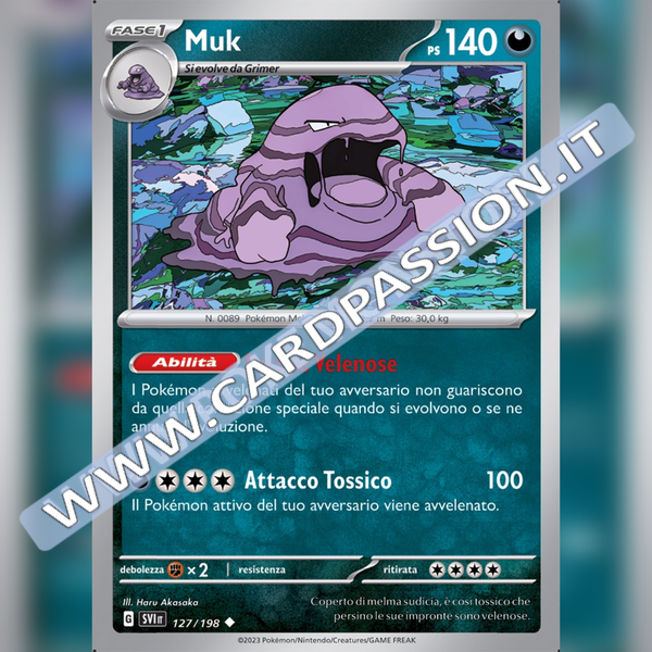127/198 Muk | Scarlatto e Violetto