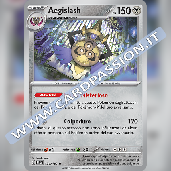 134/182 Aegislash Holo | Paradosso Temporale