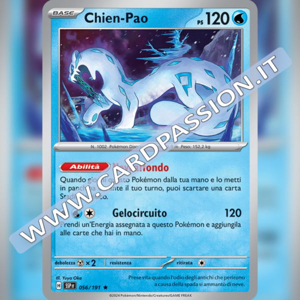 056/191 Chien Pao Holo | Scintille Folgoranti