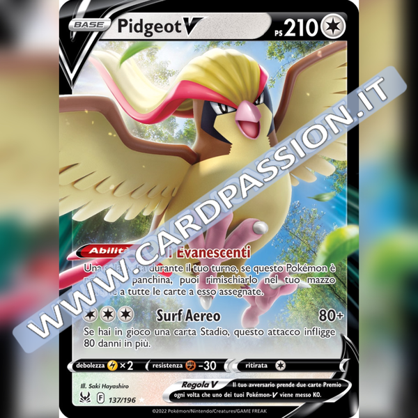 137/196 Pidgeot V | Origine Perduta - Card Passion