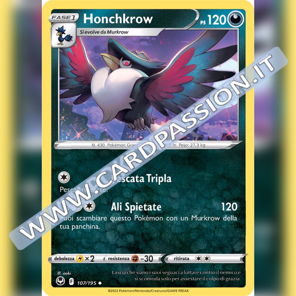 107/195 Honchkrow | Tempesta Argentata