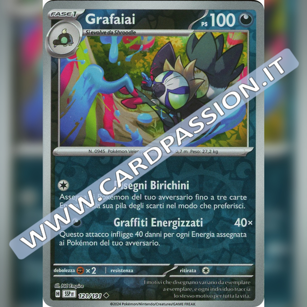 121/191 Grafaiai Reverse | Scintille Folgoranti