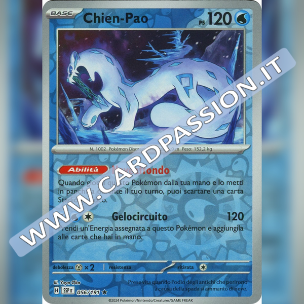 056/191 Chien-Pao Reverse | Scintille Folgoranti