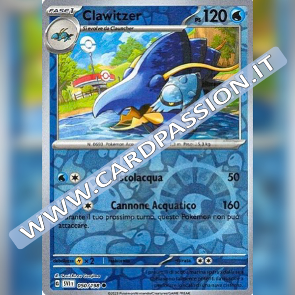 050/198 Clawitzer Reverse | Scarlatto e Violetto