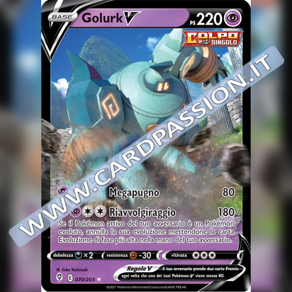 070/203 Golurk V | Evoluzioni Eteree - Card Passion