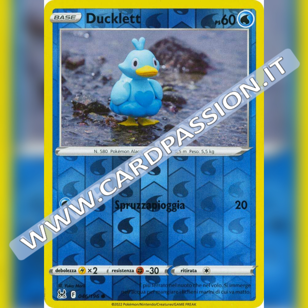 046/196 Ducklett Reverse | Origine Perduta - Card Passion