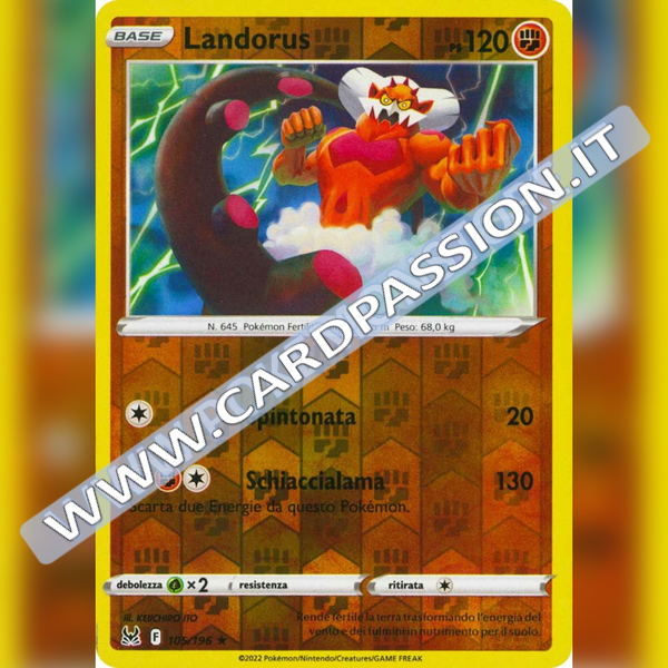 105/196 Landorus Reverse | Origine Perduta - Card Passion
