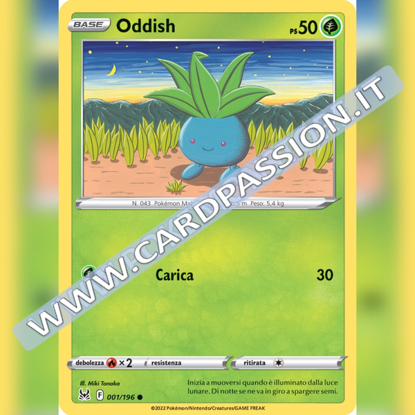 001/196 Oddish | Origine Perduta - Card Passion
