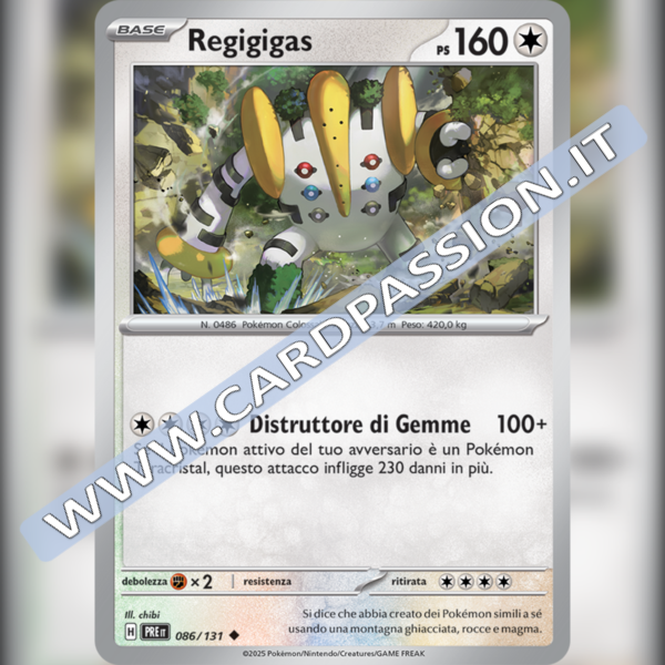 086/131 Regigigas | Evoluzioni Prismatiche