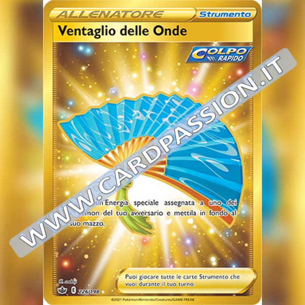 226/198 Ventaglio delle Onde Gold | Regno Glaciale - Card Passion