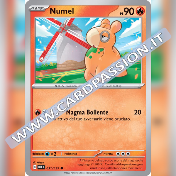 031/197 Numel | Ossidiana Infuocata