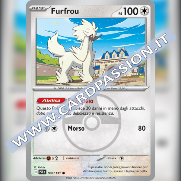 088/131 Furfrou Master Ball Reverse | Evoluzioni Prismatiche
