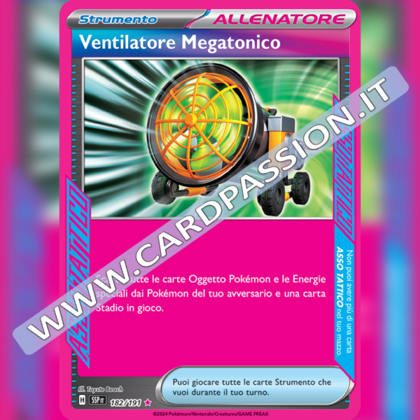 182/191 Ventilatore Megatonico Asso Tattico | Scintille Folgoranti