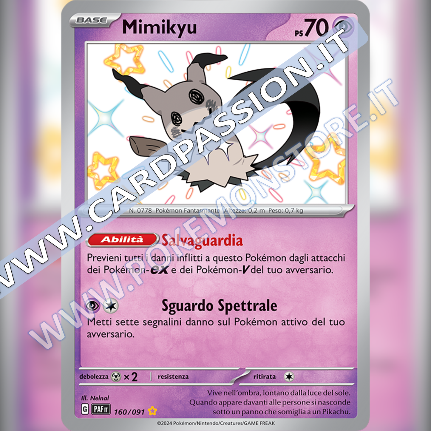 160/091 Mimikyu Shiny | Destino di Paldea