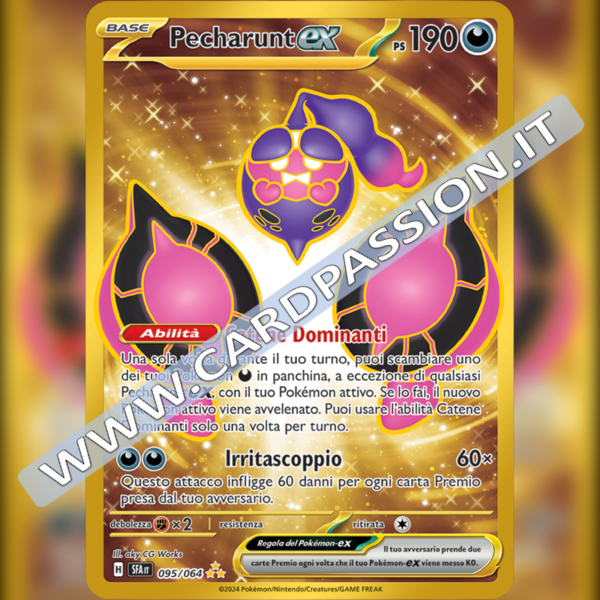 095/064 Pecharunt ex Gold | Segreto Fiabesco