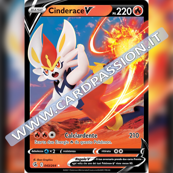 043/264 Cinderace V | Colpo Fusione - Card Passion