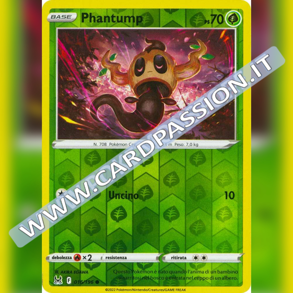 016/196 Phantump Reverse | Origine Perduta - Card Passion