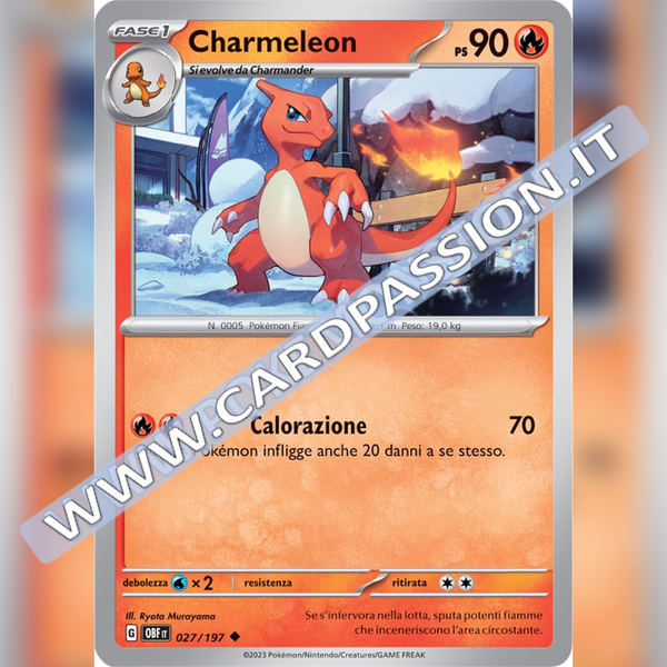 027/197 Charmeleon | Ossidiana Infuocata