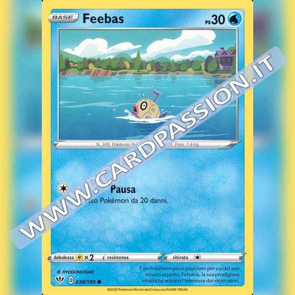 038/189 Feebas Comune | Fiamme Oscure - Card Passion