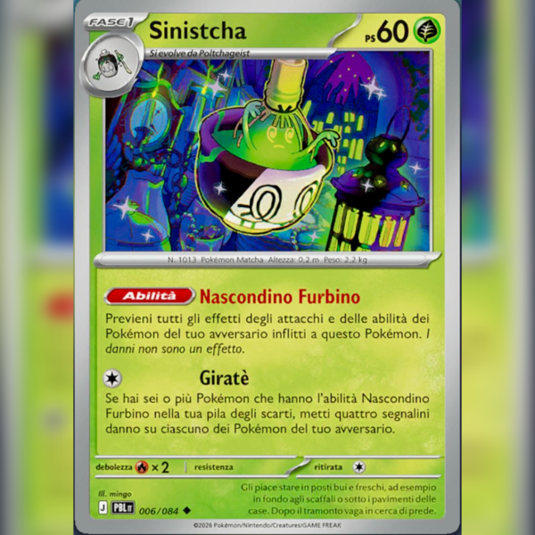 006/084 Sinistcha | Buio Pesto