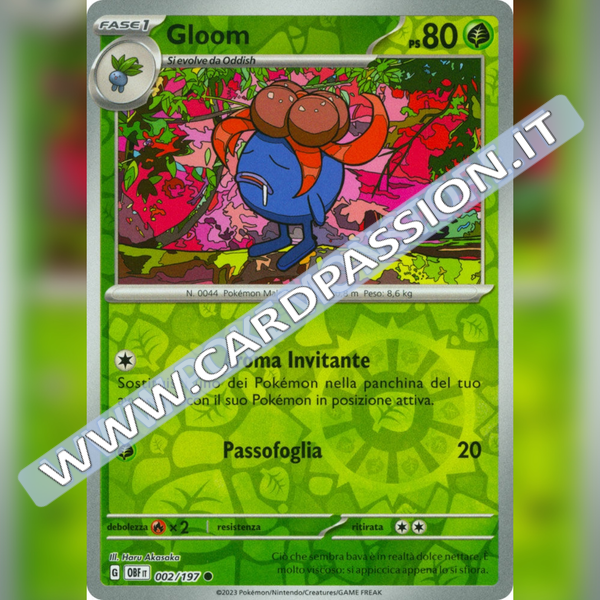 002/197 Gloom Reverse | Ossidiana Infuocata