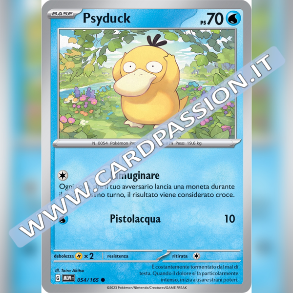 054/165 Psyduck | Scarlatto e Violetto 151