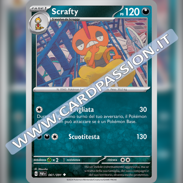061/091 Scrafty | Destino di Paldea