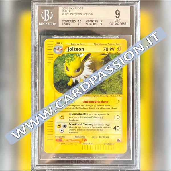 H12/H32 Jolteon Holo | Skyridge (IT) BGS 9 - Card Passion