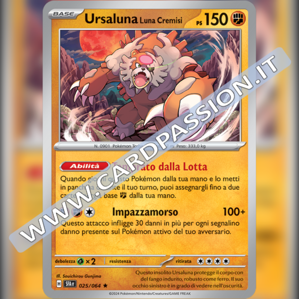 025/064 Ursaluna Luna Cremisi Holo | Segreto Fiabesco