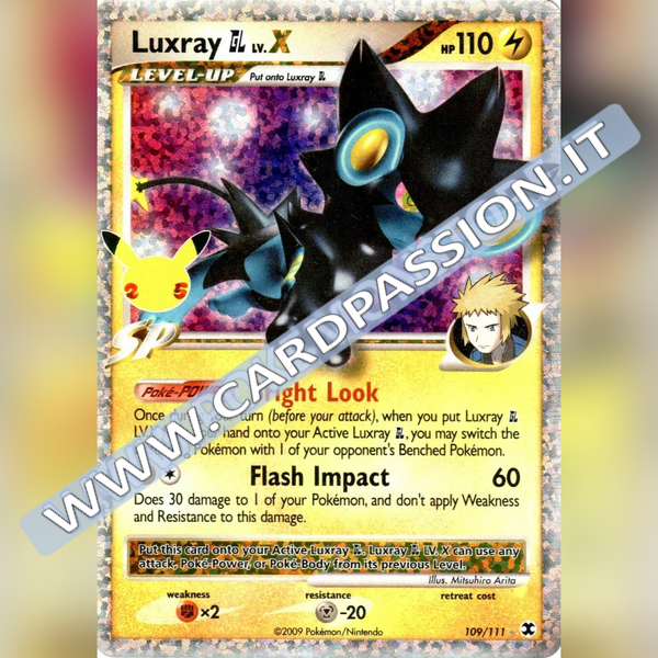109/111 Luxray GL Liv. X (Full Art) | Celebrations - Card Passion