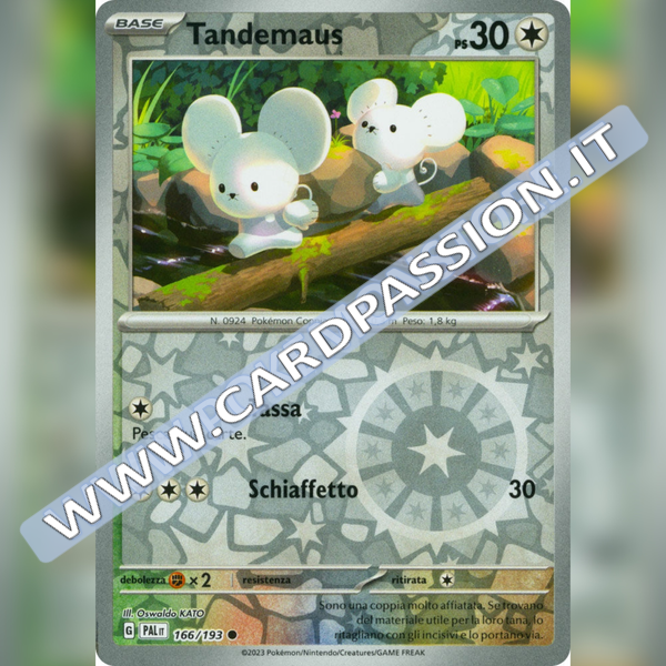 166/193 Tandemaus Reverse | Evoluzioni a Paldea