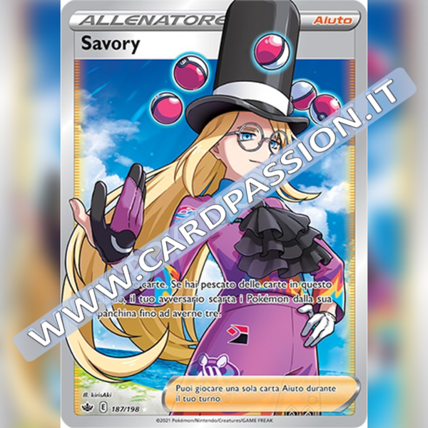 187/198 Savory (Full Art) | Regno Glaciale - Card Passion