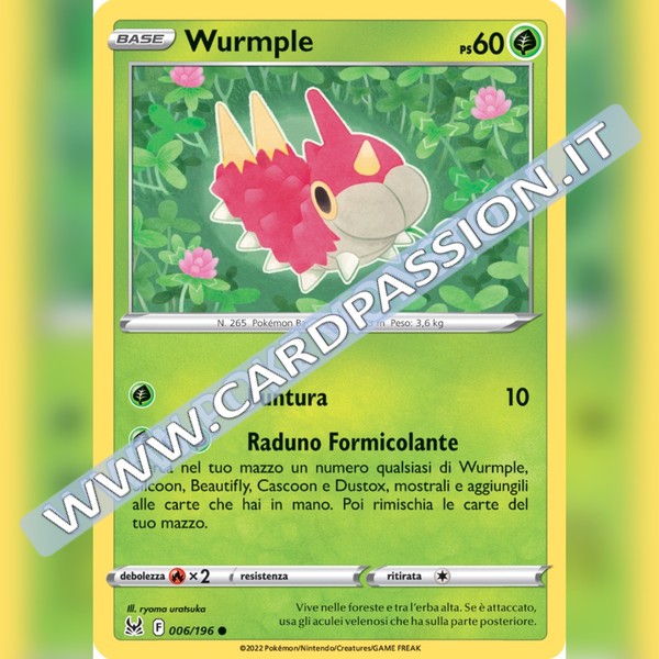 006/196 Wurmple | Origine Perduta - Card Passion