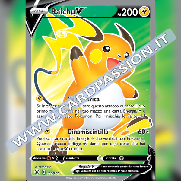 158/172 Raichu V (Full Art) | Astri Lucenti - Card Passion