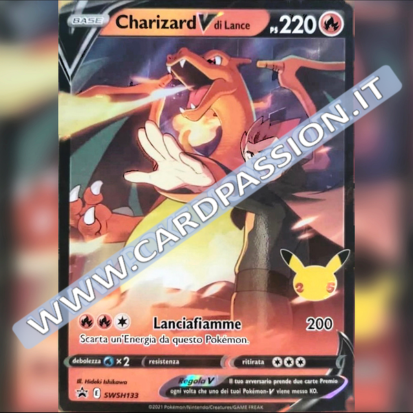 SWSH133 Charizard V di Lance | Black Star Promo - Card Passion