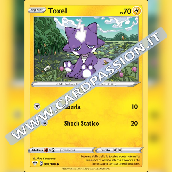062/189 Toxel Comune | Fiamme Oscure - Card Passion
