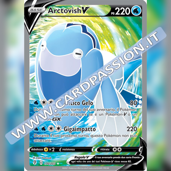 176/203 Arctovish V (Full Art) | Evoluzioni Eteree - Card Passion