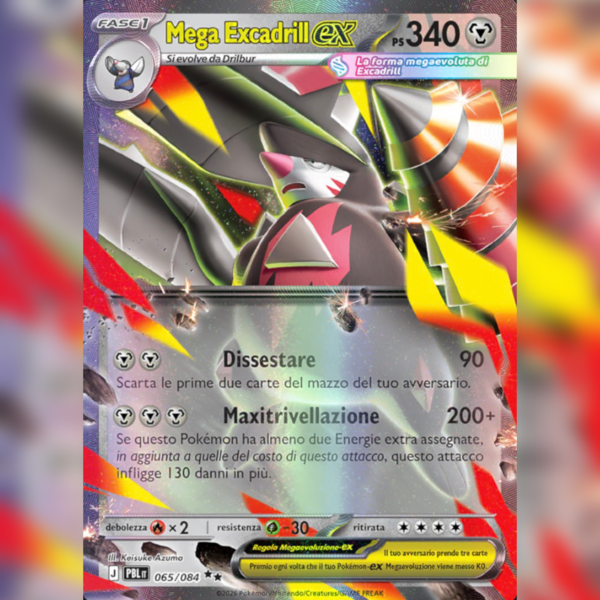065/084 Mega Excadrill-ex | Buio Pesto