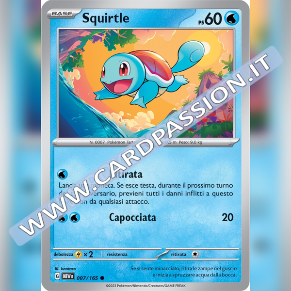 007/165 Squirtle | Scarlatto e Violetto 151