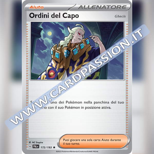 172/193 Ordini del Capo (Ghecis) Holo | Evoluzioni a Paldea
