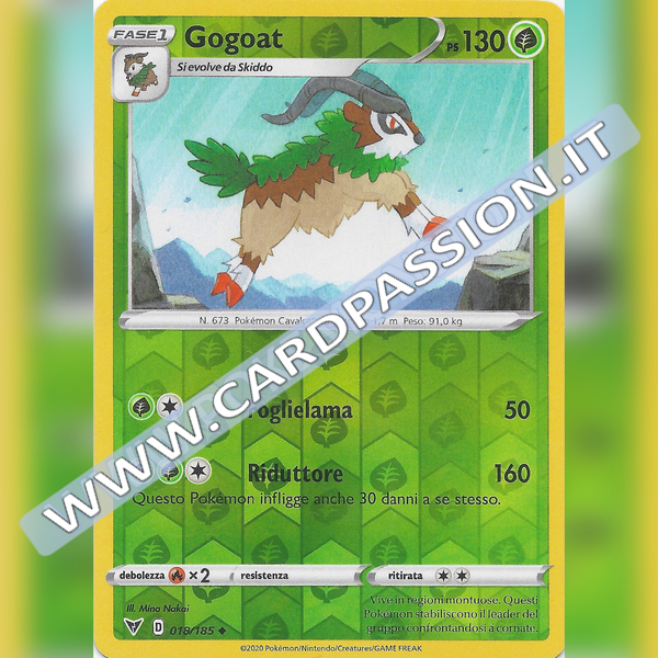 018/185 Gogoat Reverse | Voltaggio Sfolgorante - Card Passion