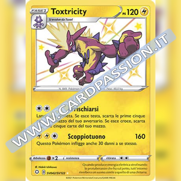 SV042/SV122 Toxtricity Baby Shiny | Destino Splendente - Card Passion